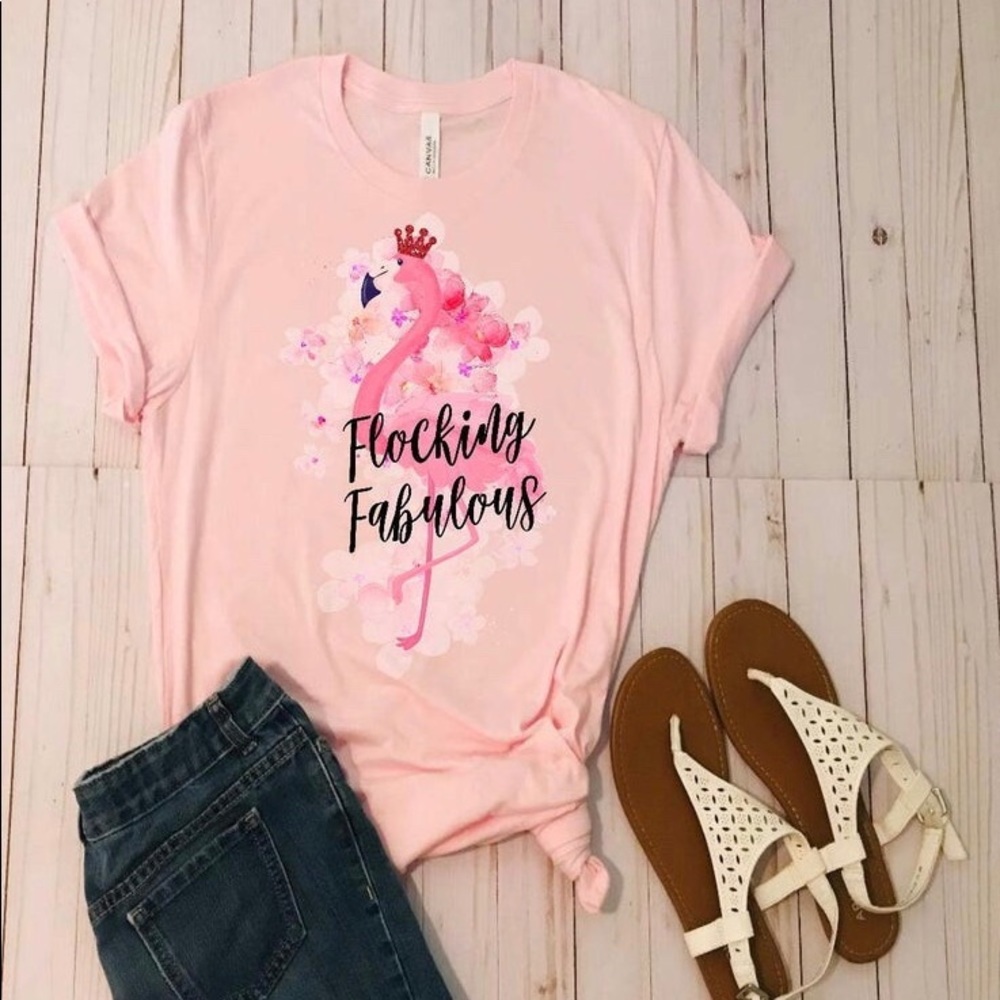 Flocking Fabulous tee
